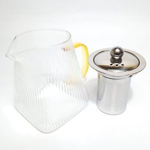 Tetera de vidrio 550 ml con infusor metálico - Imagen 3